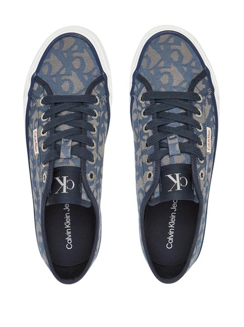 Sneaker blu donna in tela Calvin Klein Jeans | YW0YW019650G0
